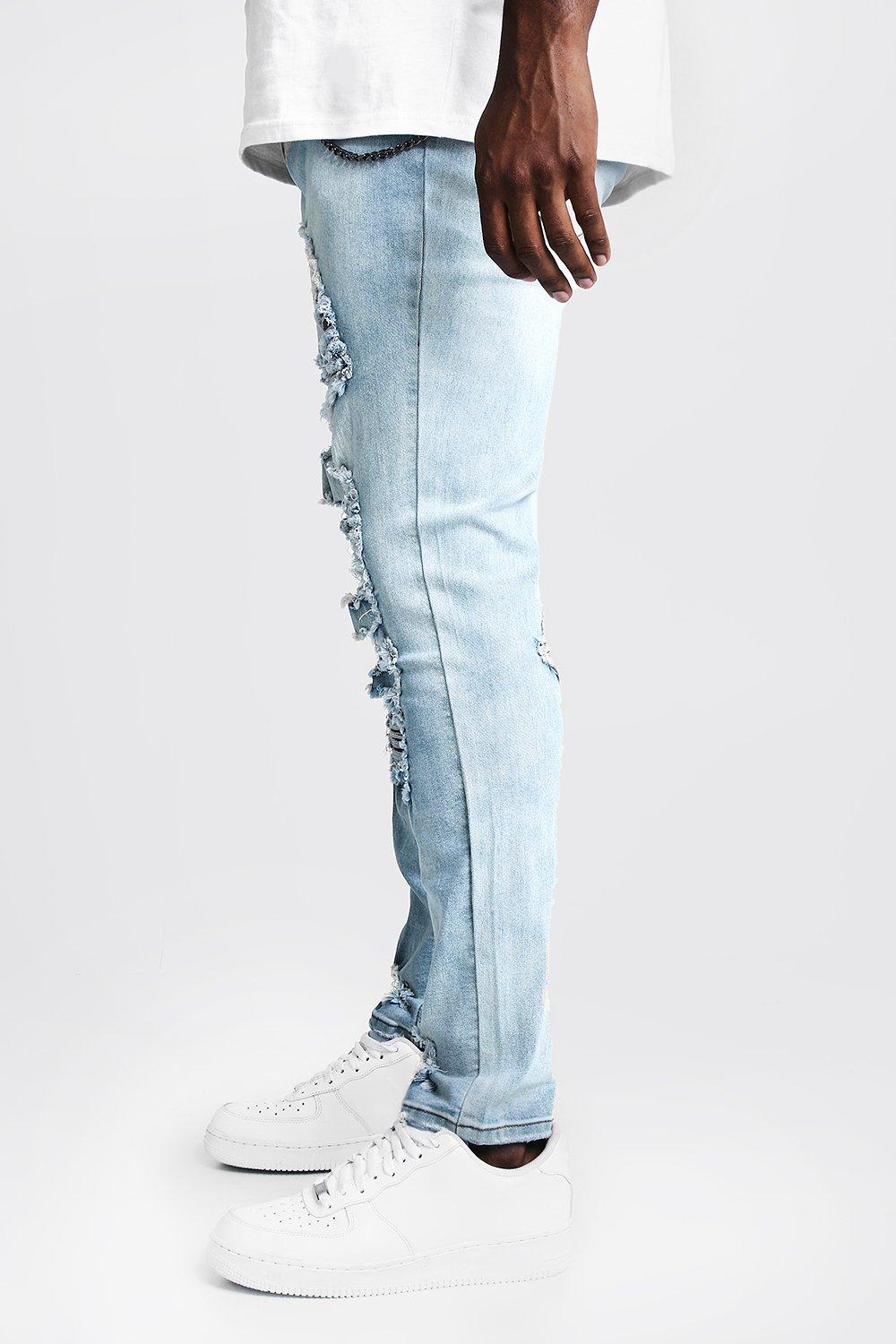 Mens big and tall skinny jeans best sale